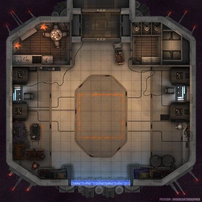 Carte 1387, carte de JDR — battlemap pour Roll20 et Foundry VTT