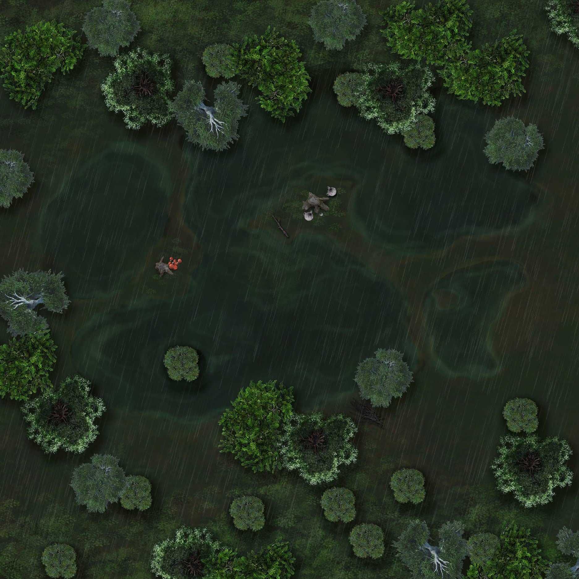 Carte 139, carte de JDR — battlemap pour Roll20 et Foundry VTT