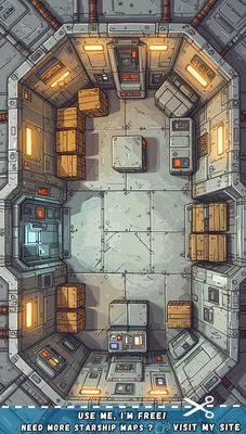 Carte 1391, carte de JDR — battlemap pour Roll20 et Foundry VTT