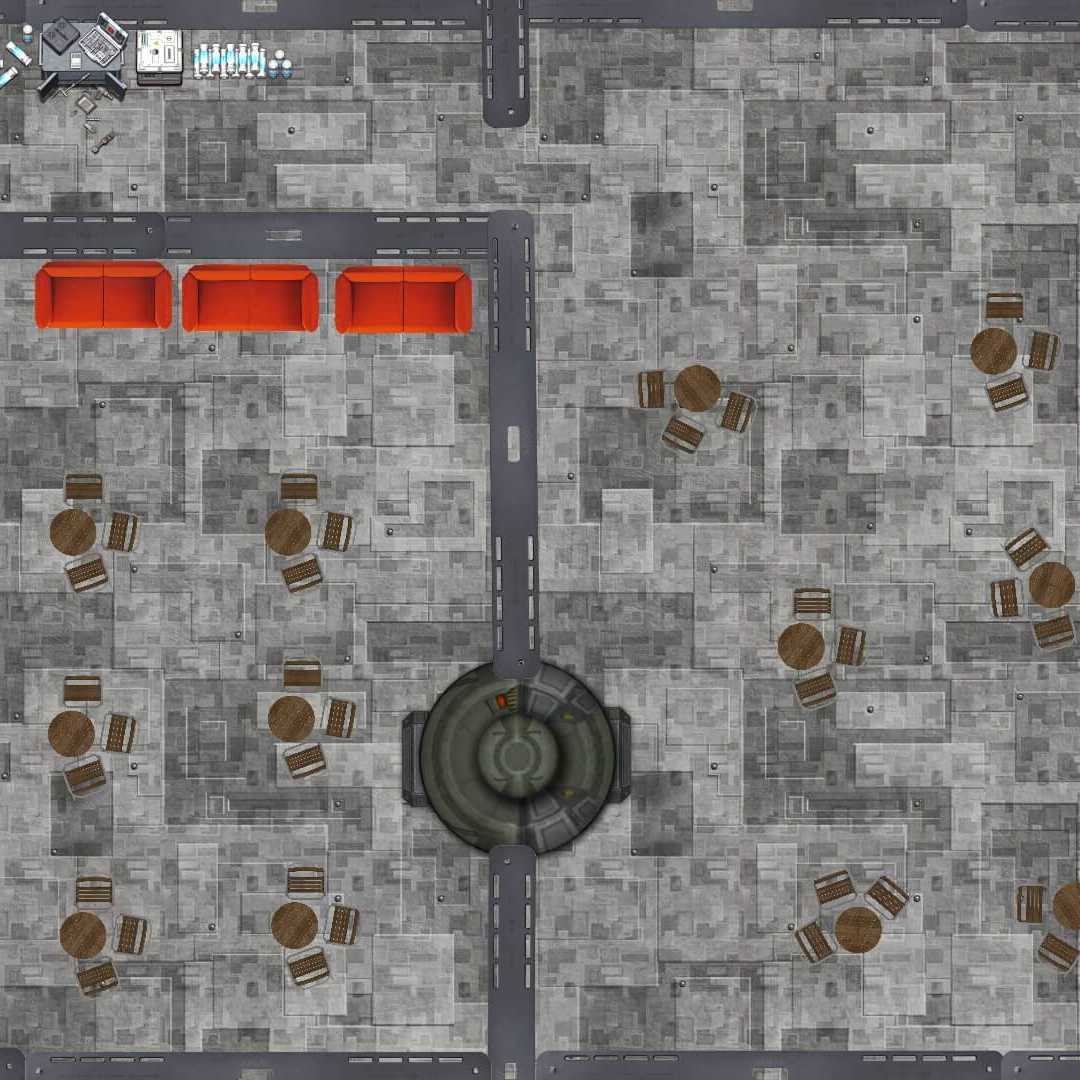 Carte 14, carte de JDR — battlemap pour Roll20 et Foundry VTT