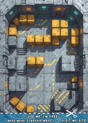 Carte 1401, carte de JDR — battlemap pour Roll20 et Foundry VTT