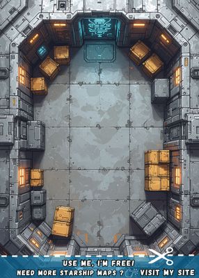 Carte 1403, carte de JDR — battlemap pour Roll20 et Foundry VTT