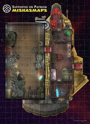 Carte 1410, carte de JDR — battlemap pour Roll20 et Foundry VTT