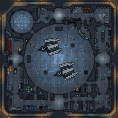 Carte 1411, carte de JDR — battlemap pour Roll20 et Foundry VTT