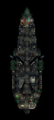 Carte 1418, carte de JDR — battlemap pour Roll20 et Foundry VTT