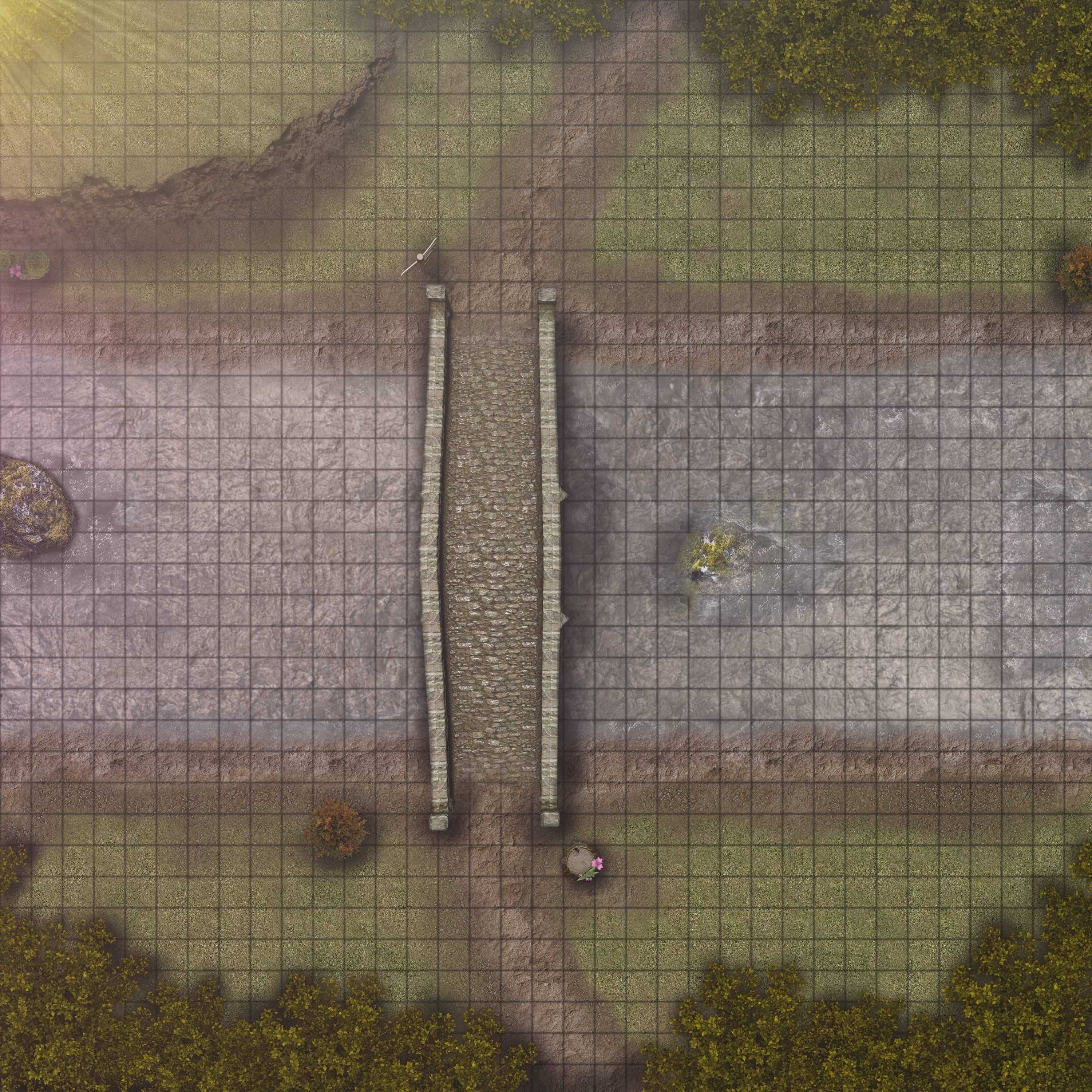 Carte 142, carte de JDR — battlemap pour Roll20 et Foundry VTT