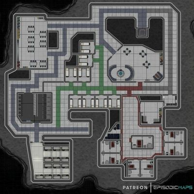 Carte 1436, carte de JDR — battlemap pour Roll20 et Foundry VTT