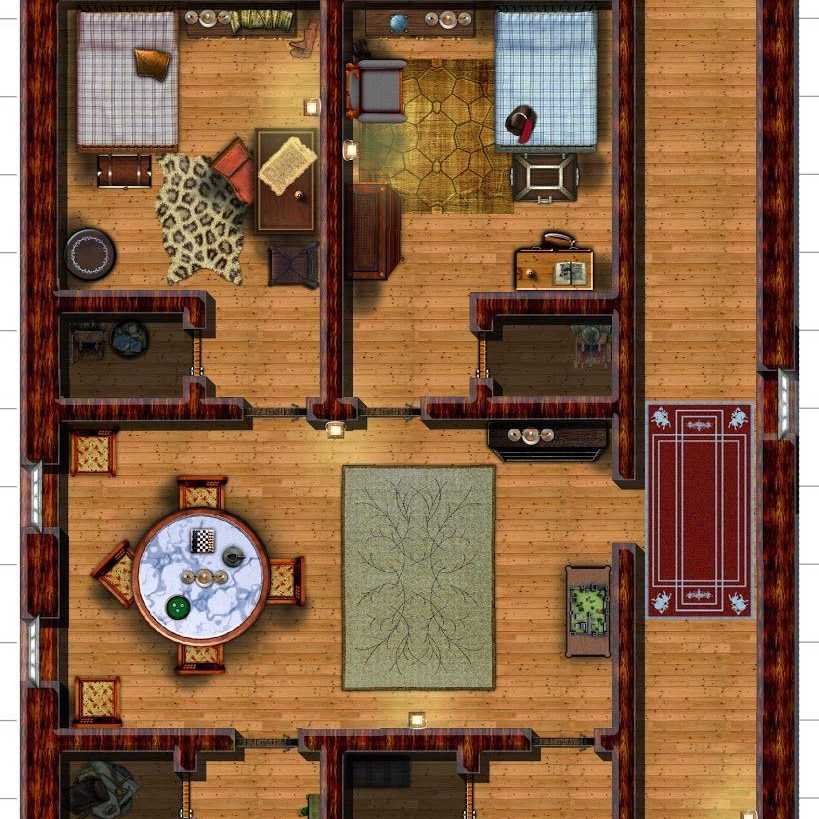 Carte 146, carte de JDR — battlemap pour Roll20 et Foundry VTT