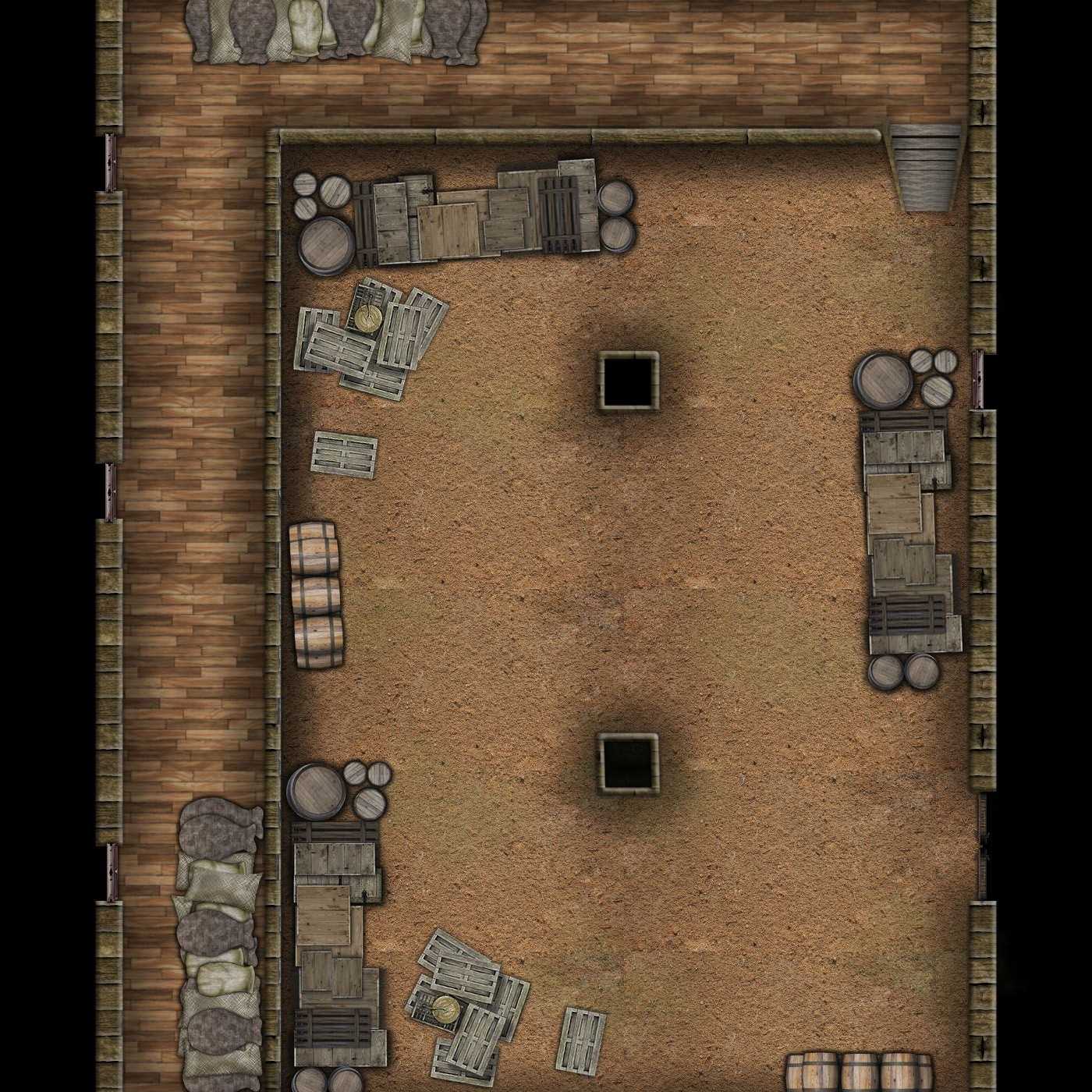 Carte 147, carte de JDR — battlemap pour Roll20 et Foundry VTT