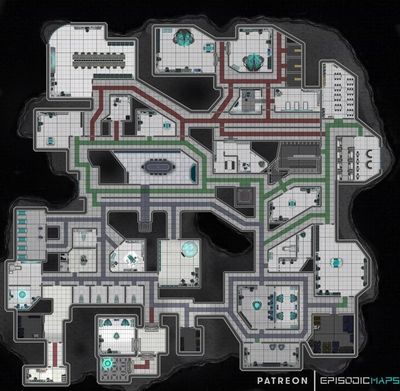 Carte 1473, carte de JDR — battlemap pour Roll20 et Foundry VTT