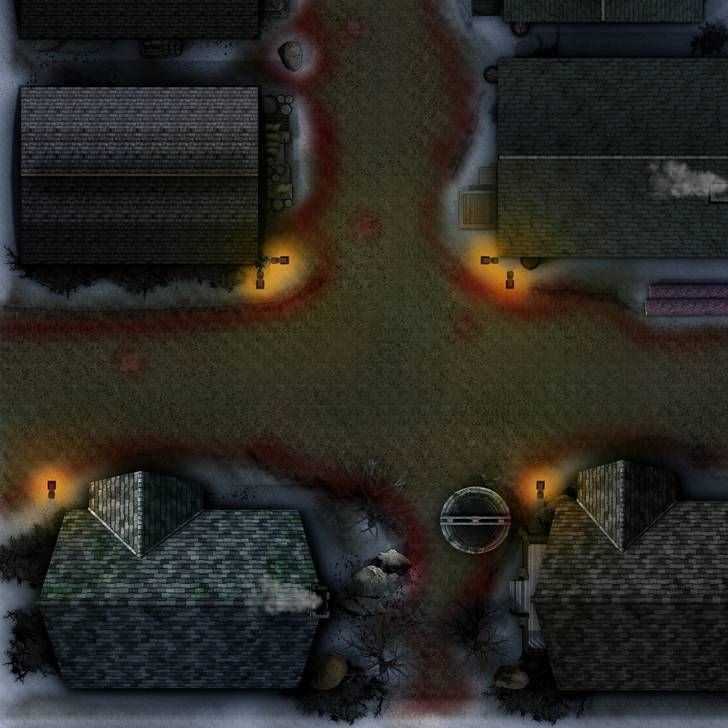 Carte 148, carte de JDR — battlemap pour Roll20 et Foundry VTT