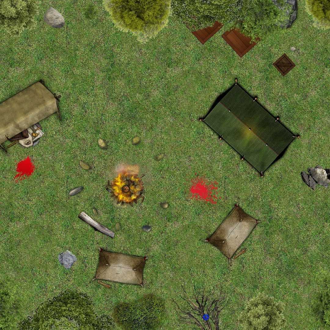 Carte 15, carte de JDR — battlemap pour Roll20 et Foundry VTT