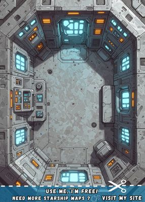 Carte 1500, carte de JDR — battlemap pour Roll20 et Foundry VTT