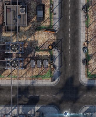 Carte 1535, carte de JDR — battlemap pour Roll20 et Foundry VTT