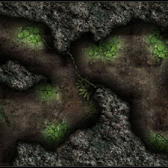 Carte 154, carte de JDR — battlemap pour Roll20 et Foundry VTT