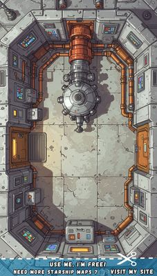 Carte 1540, carte de JDR — battlemap pour Roll20 et Foundry VTT
