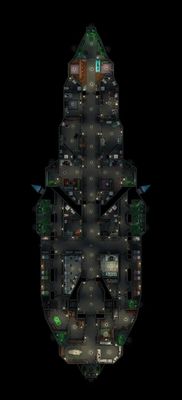 Carte 1549, carte de JDR — battlemap pour Roll20 et Foundry VTT