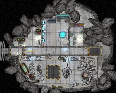 Carte 1590, carte de JDR — battlemap pour Roll20 et Foundry VTT