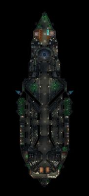 Carte 1595, carte de JDR — battlemap pour Roll20 et Foundry VTT