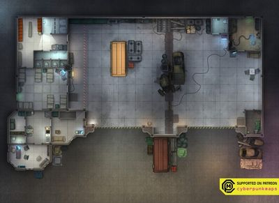 Carte 1623, carte de JDR — battlemap pour Roll20 et Foundry VTT