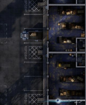 Carte 1626, carte de JDR — battlemap pour Roll20 et Foundry VTT