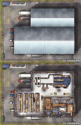 Carte 1627, carte de JDR — battlemap pour Roll20 et Foundry VTT