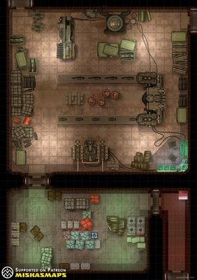 Carte 1631, carte de JDR — battlemap pour Roll20 et Foundry VTT