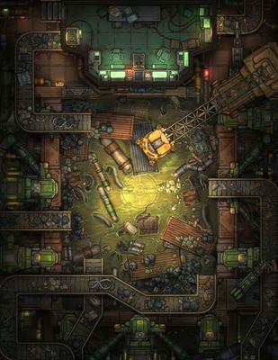 Carte 1632, carte de JDR — battlemap pour Roll20 et Foundry VTT