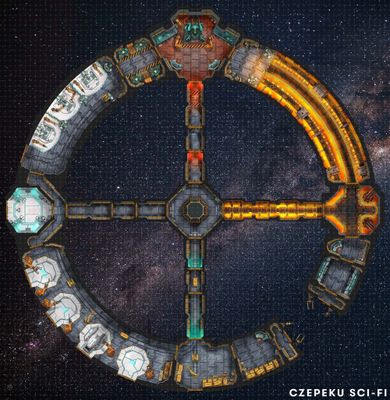 Carte 1659, carte de JDR — battlemap pour Roll20 et Foundry VTT