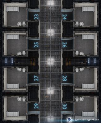 Carte 1682, carte de JDR — battlemap pour Roll20 et Foundry VTT