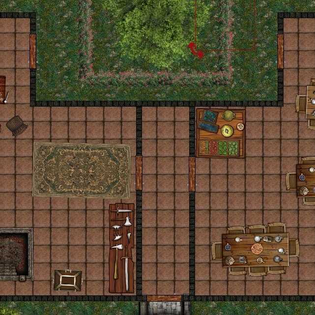 Carte 17, carte de JDR — battlemap pour Roll20 et Foundry VTT