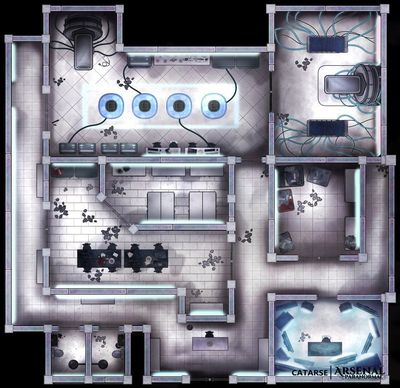 Carte 1722, carte de JDR — battlemap pour Roll20 et Foundry VTT