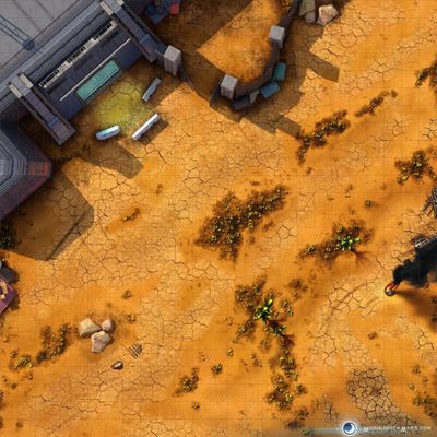 Carte 1740, carte de JDR — battlemap pour Roll20 et Foundry VTT