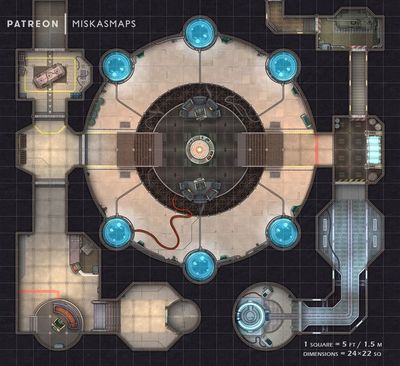Carte 1760, carte de JDR — battlemap pour Roll20 et Foundry VTT