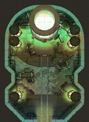 Carte 1761, carte de JDR — battlemap pour Roll20 et Foundry VTT