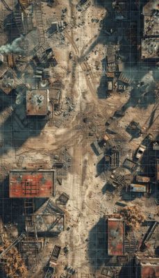 Carte 1769, carte de JDR — battlemap pour Roll20 et Foundry VTT