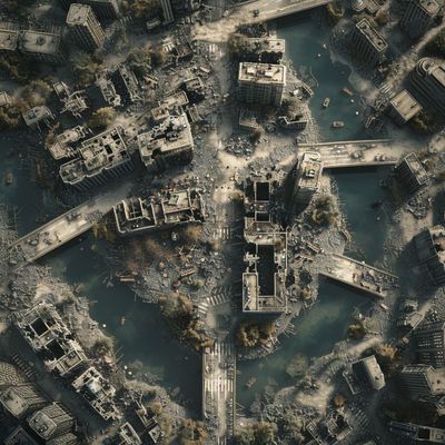 Carte 1770, carte de JDR — battlemap pour Roll20 et Foundry VTT