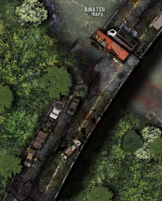 Carte 1771, carte de JDR — battlemap pour Roll20 et Foundry VTT