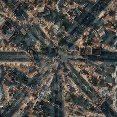 Carte 1773, carte de JDR — battlemap pour Roll20 et Foundry VTT