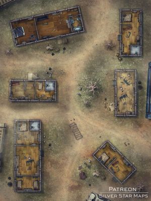 Carte 1776, carte de JDR — battlemap pour Roll20 et Foundry VTT