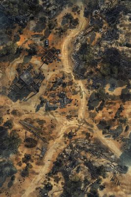 Carte 1785, carte de JDR — battlemap pour Roll20 et Foundry VTT