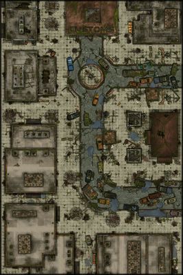 Carte 1789, carte de JDR — battlemap pour Roll20 et Foundry VTT