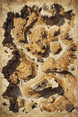 Carte 1791, carte de JDR — battlemap pour Roll20 et Foundry VTT