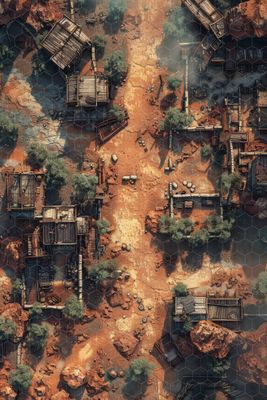 Carte 1793, carte de JDR — battlemap pour Roll20 et Foundry VTT