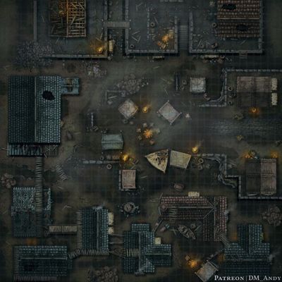 Carte 1803, carte de JDR — battlemap pour Roll20 et Foundry VTT