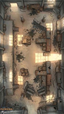 Carte 1805, carte de JDR — battlemap pour Roll20 et Foundry VTT