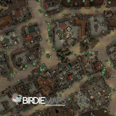 Carte 1806, carte de JDR — battlemap pour Roll20 et Foundry VTT
