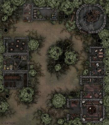 Carte 1808, carte de JDR — battlemap pour Roll20 et Foundry VTT