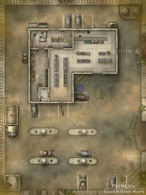 Carte 1821, carte de JDR — battlemap pour Roll20 et Foundry VTT