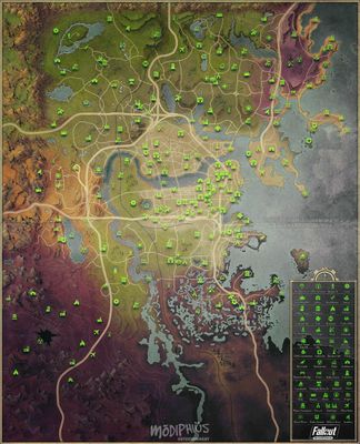 Carte 1823, carte de JDR — battlemap pour Roll20 et Foundry VTT